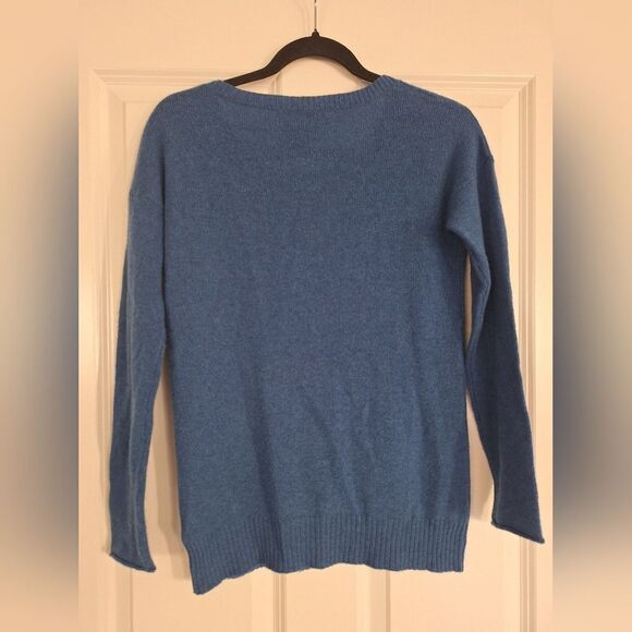 Saffron blue cashmere swester size M - Picture 3 of 5